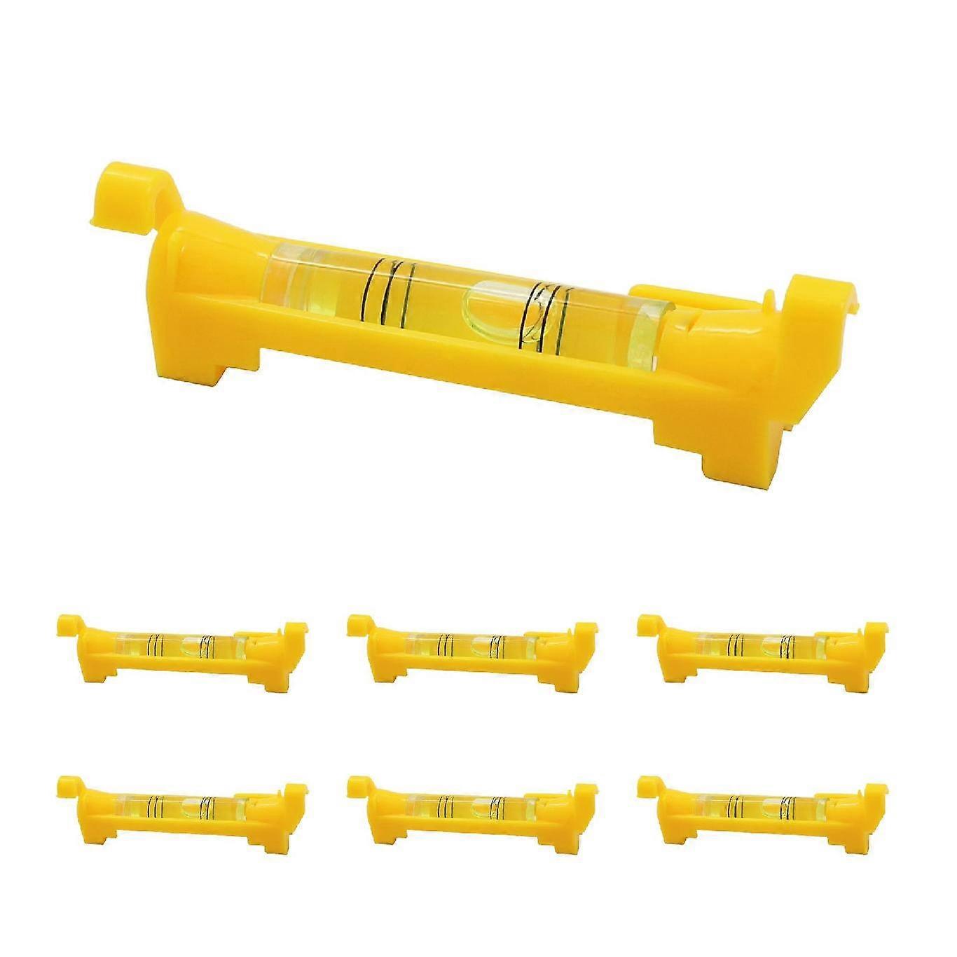 Mini Pocket High Precision String Spirit Level With Molded Hooks String Line Level, Tile Gutter For Brickwork Plumbing yellow