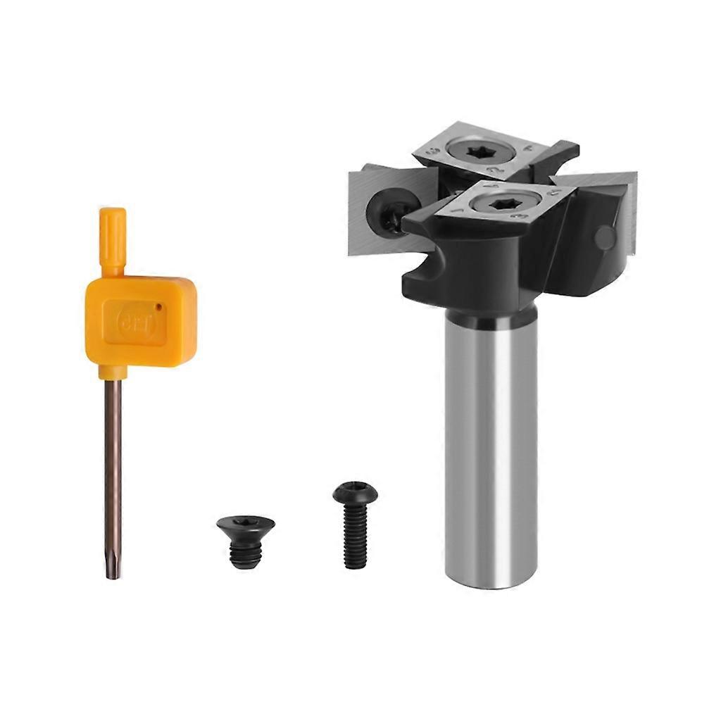 Upgraded Spoilborad Surfaing Router Bit 2+2 Flutes Planning Cleaning Planer