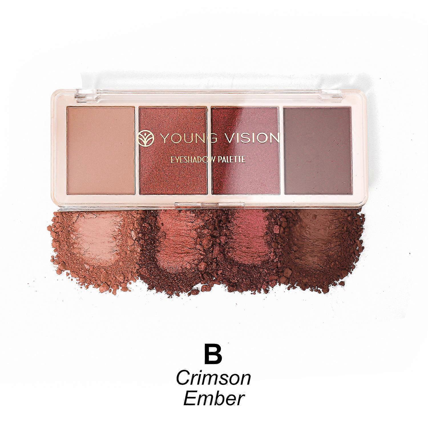 Eyeshadow Quads, Velvety Pigmented Blendable Matte, Metallic and Shimmer Finishes