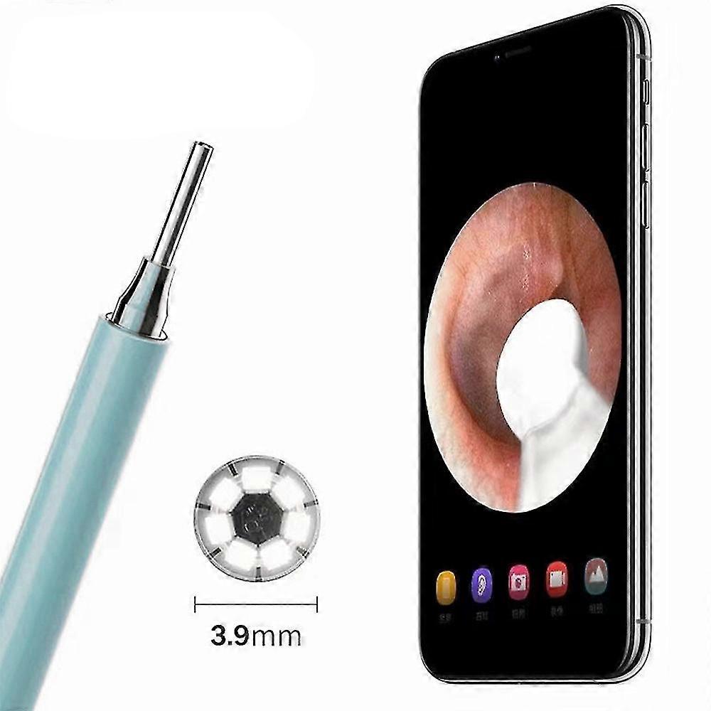 Portable Smart Wireless Endoscope Camera Ear Wax Spoon Tool