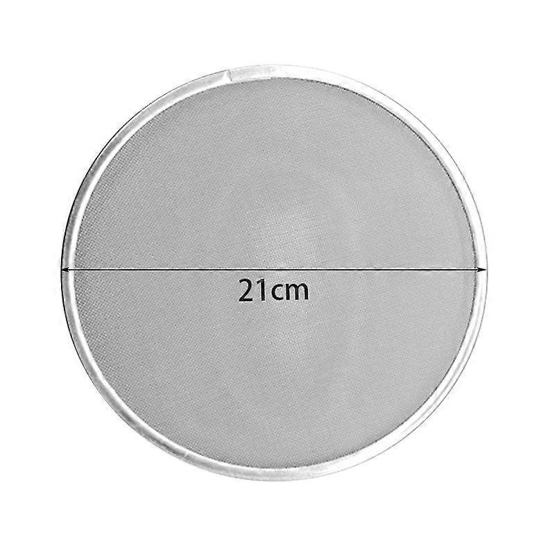 19/21/23/25cm Écran d’éclaboussures d’huile en acier inoxydable Couvercle de filet pour pot de friture à air