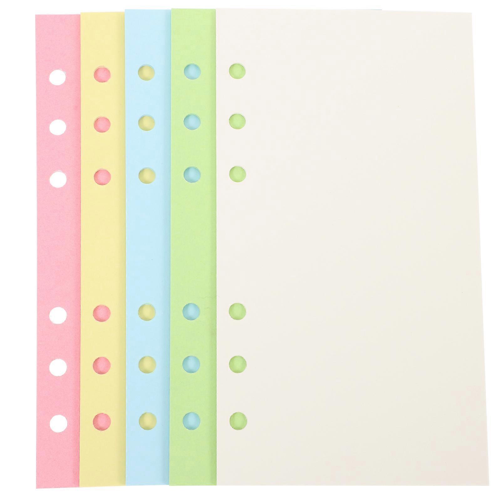100 Sheets A6 Binders A6 Refill Paper Journal Inserts Refills Loose Leaf Paper