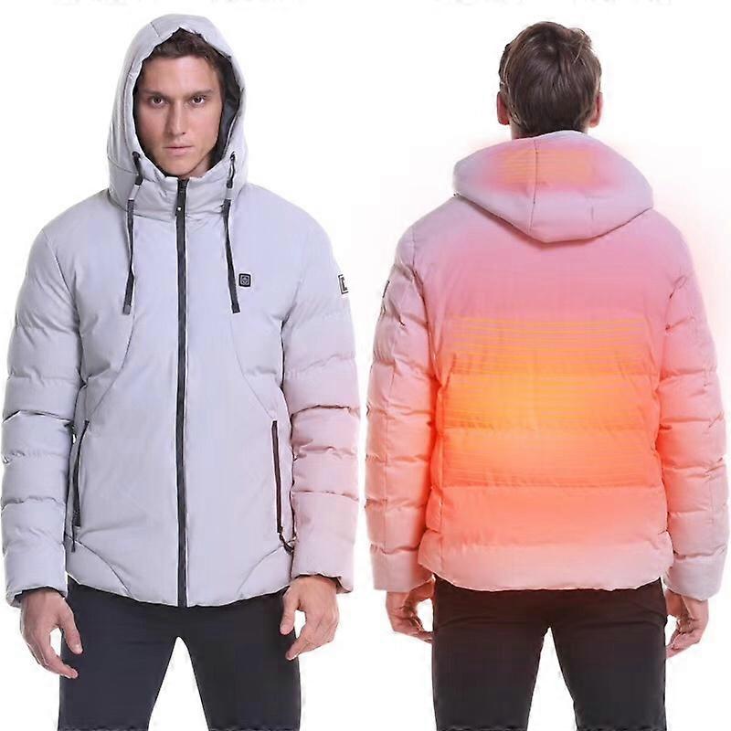 Heated Jacket For Men, Winter Outdoor Soft Shell Electric Heating Coat