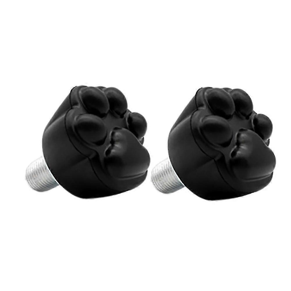 2 Pack Rubber Brake Block Stoppers 82a Compatible With Roller Skates Black