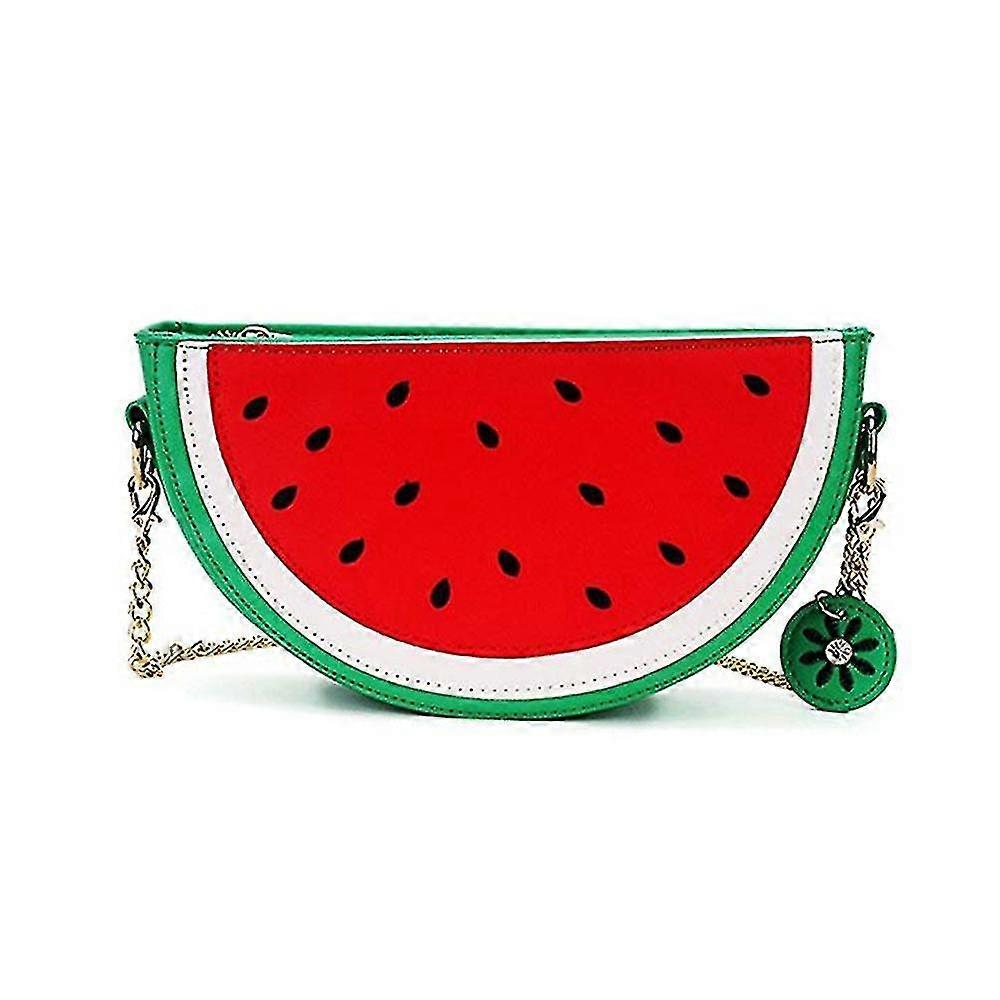 Kvinnor Vattenmelon One Shoulder Messenger Bag Mode Utomhus Små väskor