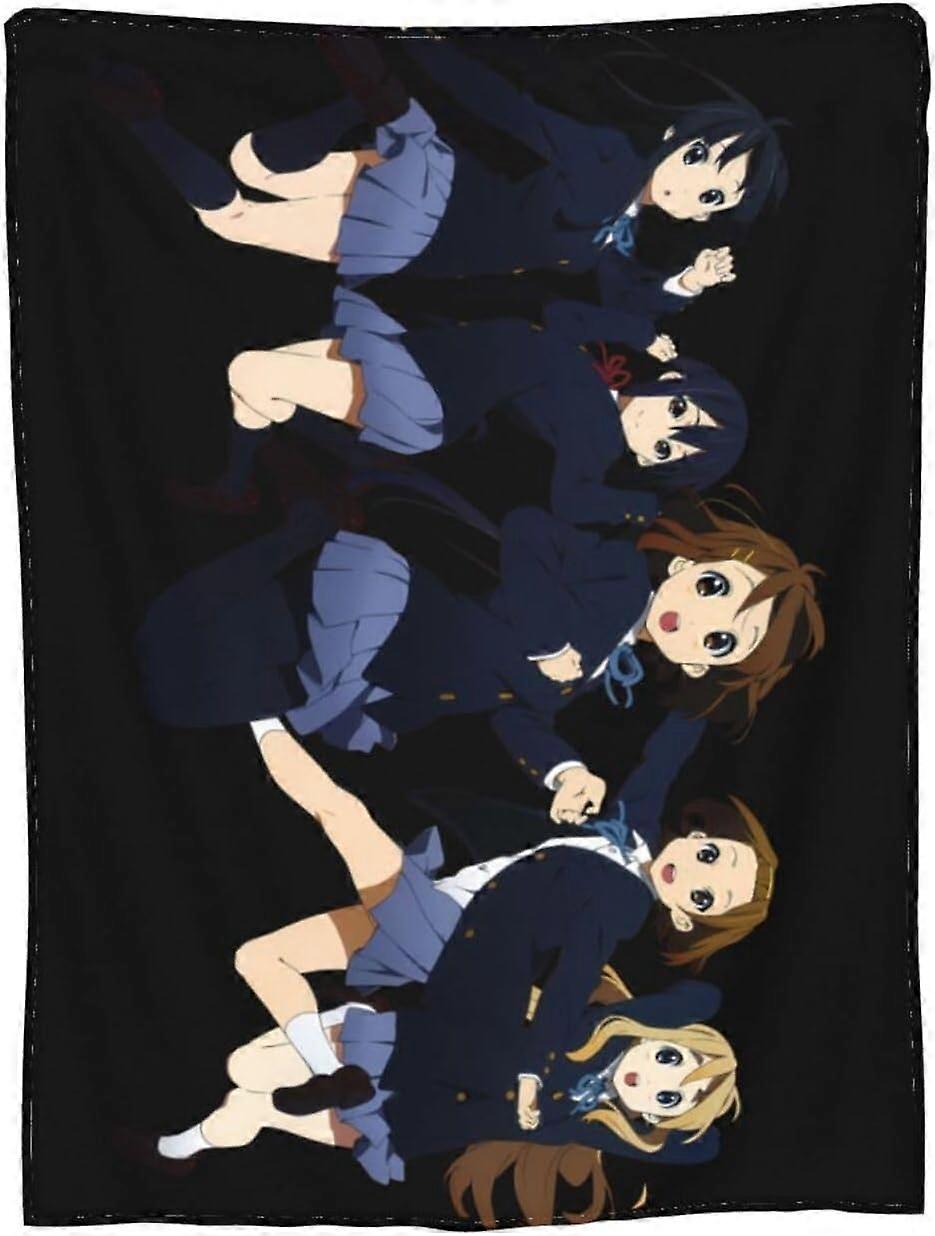 K-On! Cobertor S Cobertor Super Macio Cobertor de Micro Lã Ultra-Macio para Sofá-cama Sofá Viajando Camping
