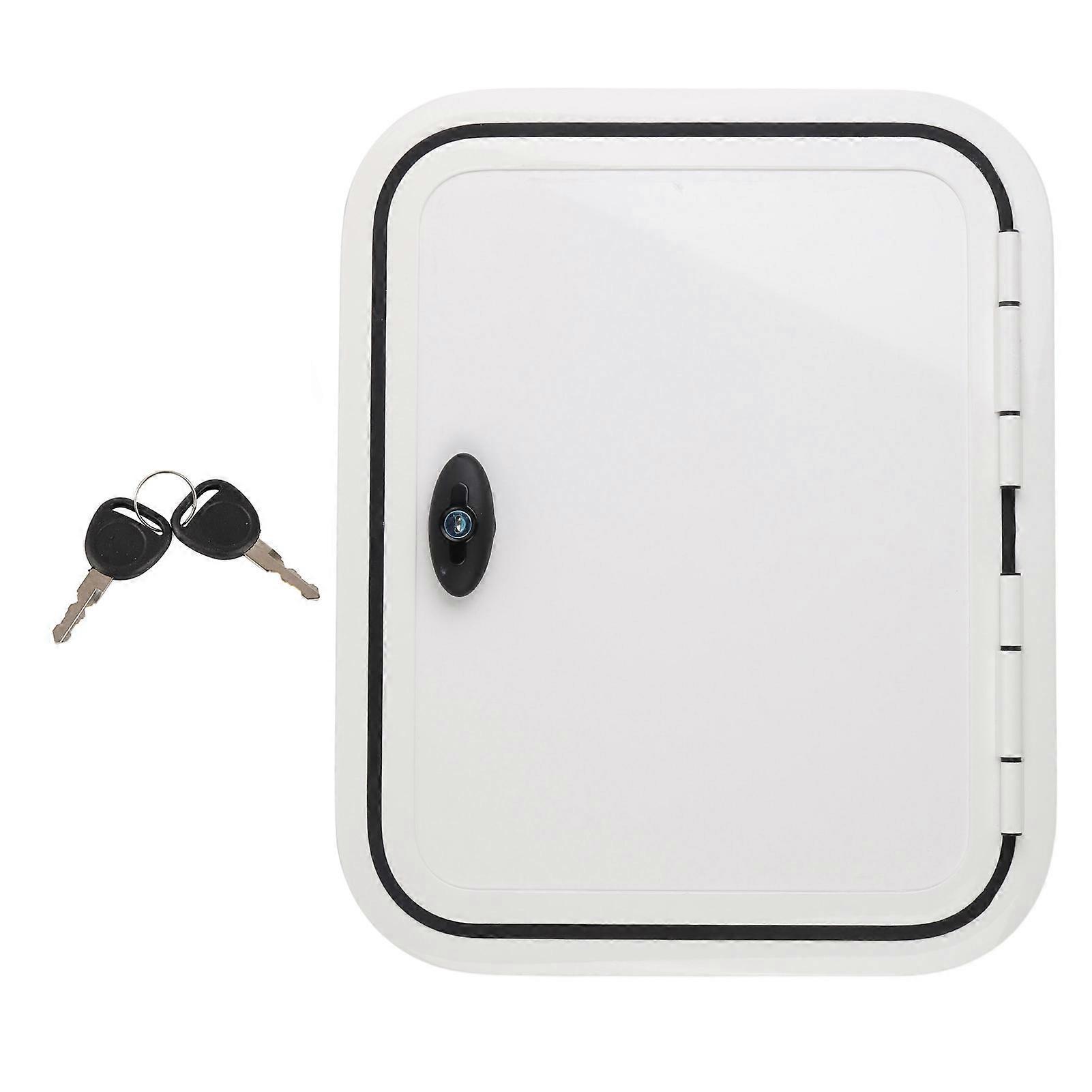 Compartment door for motorhome (height 500 cm, width 400 mm), anti-UV, perfect sealing, rounded corners, for luggage storage, for motorhome