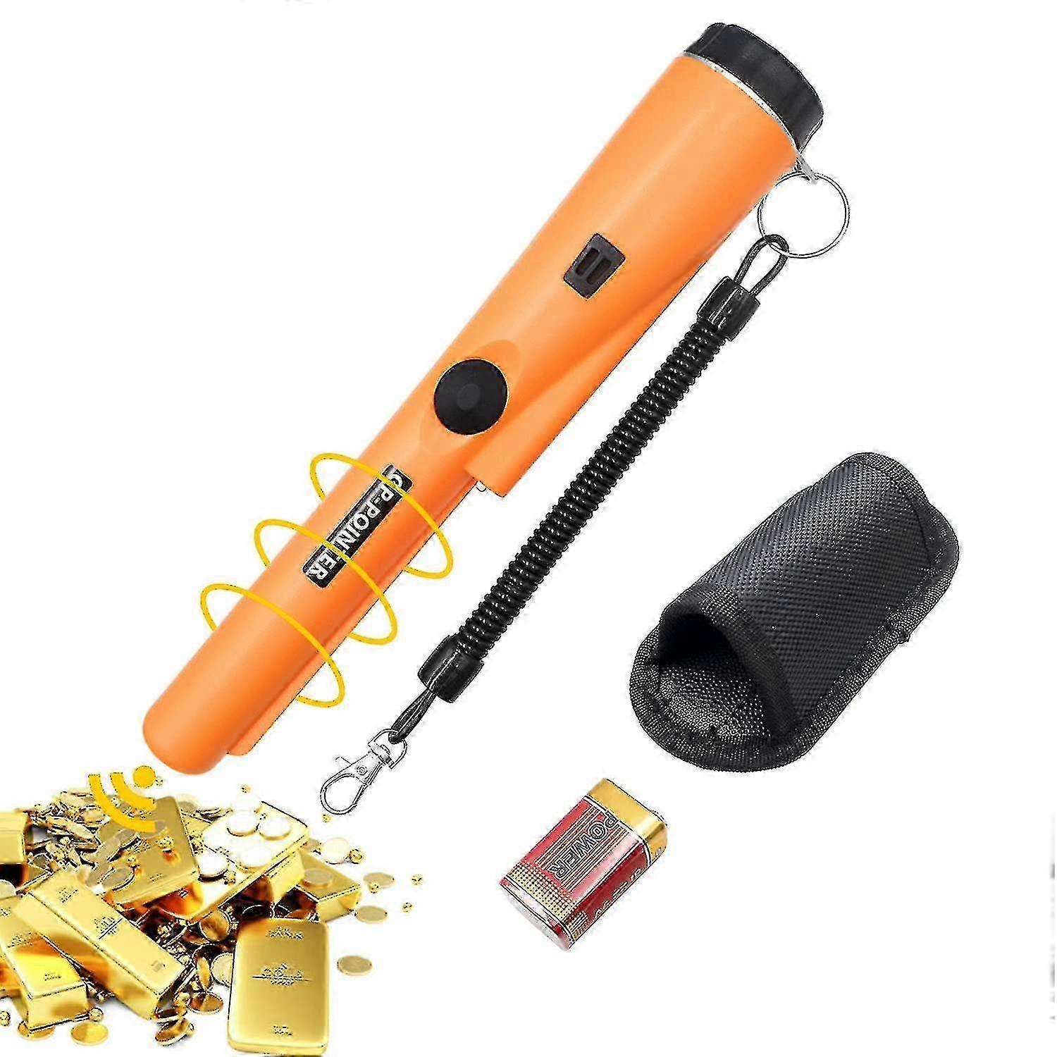 Metal Detector Pinpointer, Metal Detectors For Adults And Kids, Ip66 Waterproof And 360 Scan, High Accuracy Professional - JA