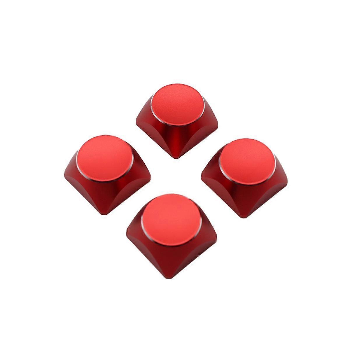 4Pcs Aluminum Alloy Metal Keyboard Cap Color Mechanical Keyboard Universal Personality for Mechanic