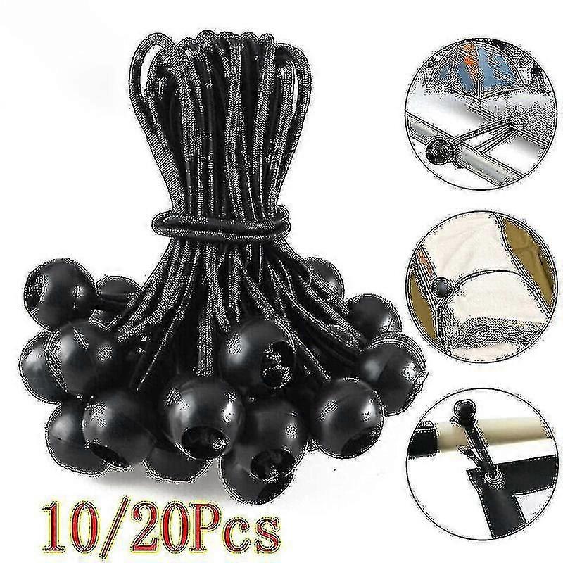 10 قطعة / 20 قطعة كرة بلاستيكية ، حبل بنجي عالي ، حزام ، ترامبولين ، أمتعة خيمة ، حبل بنجي ، حزام