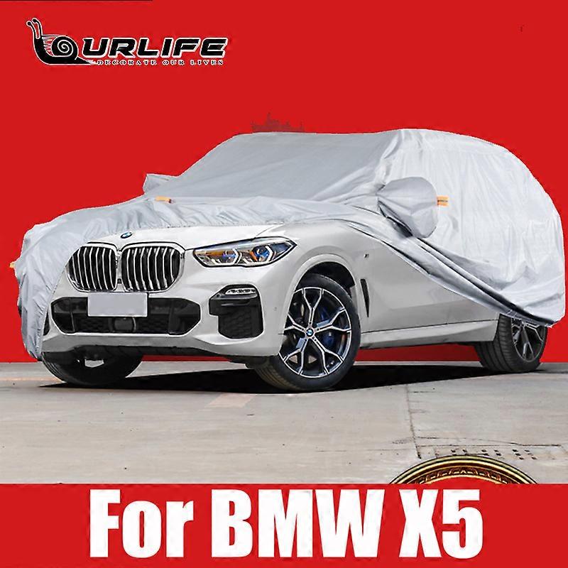 Full car covers polyester universal indoor outdoor suv uv snow resistant protection cover for bmw x5 e70 f15 e53 accessories