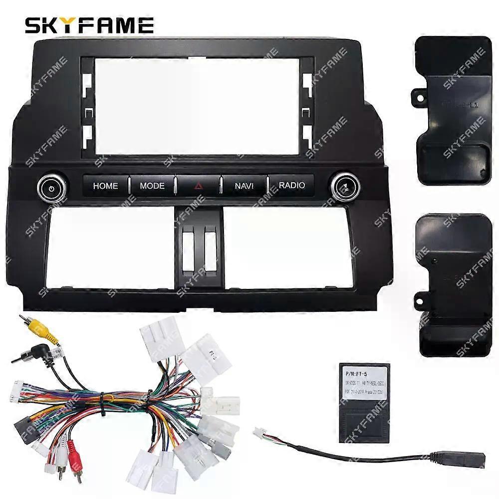 Applies to Car Frame Fascia Adapter Canbus Box Decoder Android Radio Dash Fitting Panel Kit For Toyota Prado