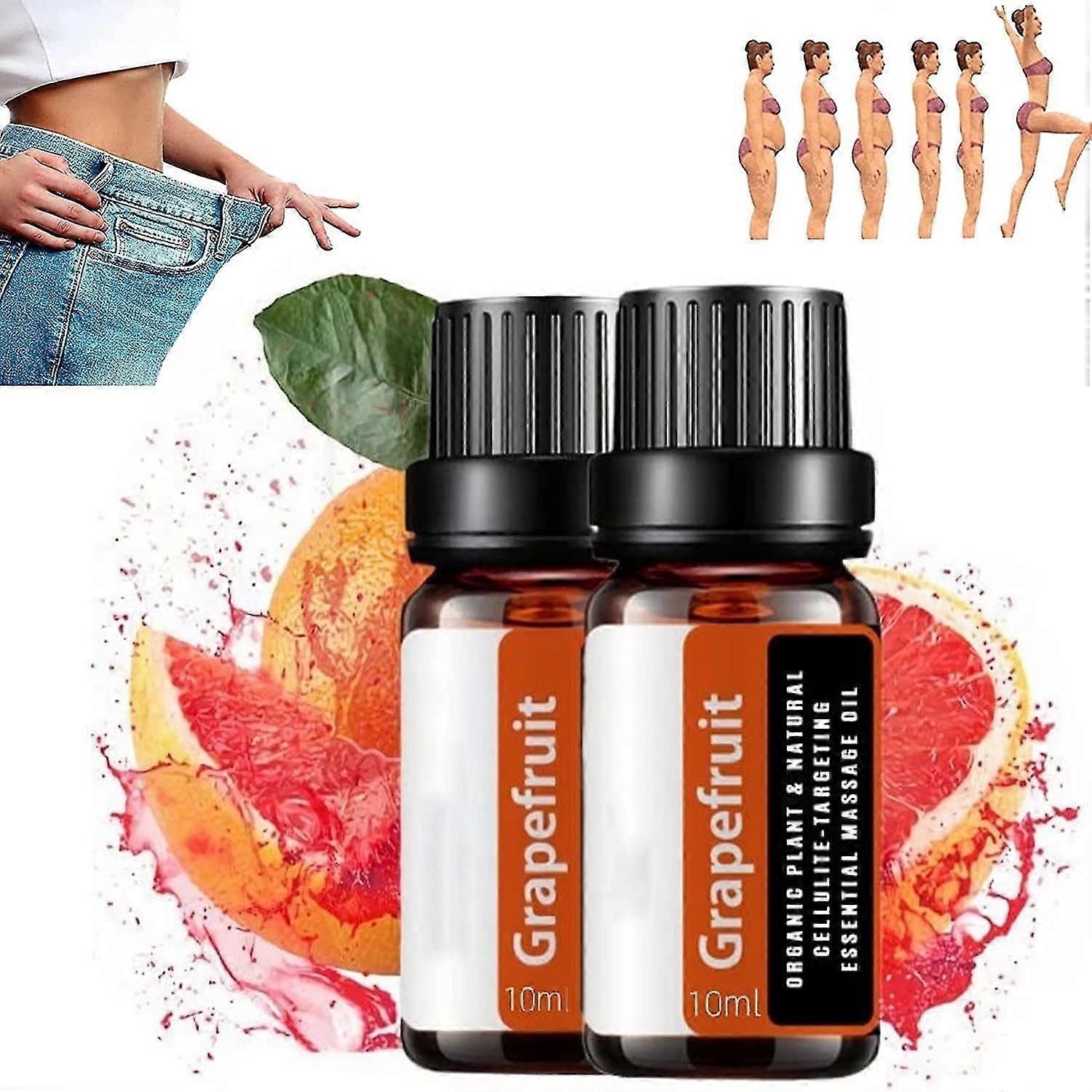 Grapefruit Cellulite-targeting Essential Oil For Body,grapefruit Essential Oil Organic, Anti Cellulite Massage Oil