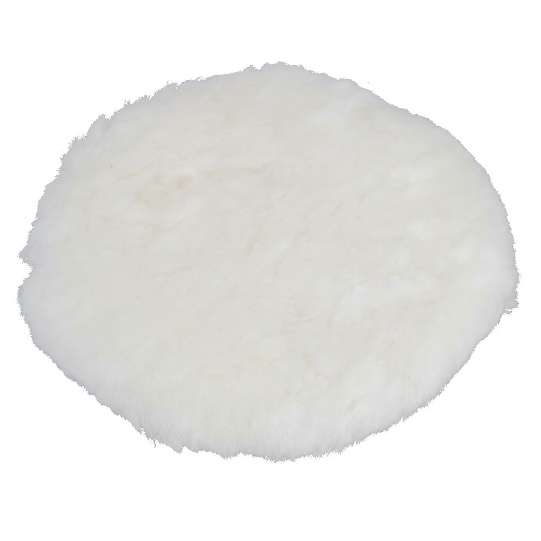 180mm Lambs Wool Polishing Bonnet Soft Final Buffing Mop Machine Polisher SIL18