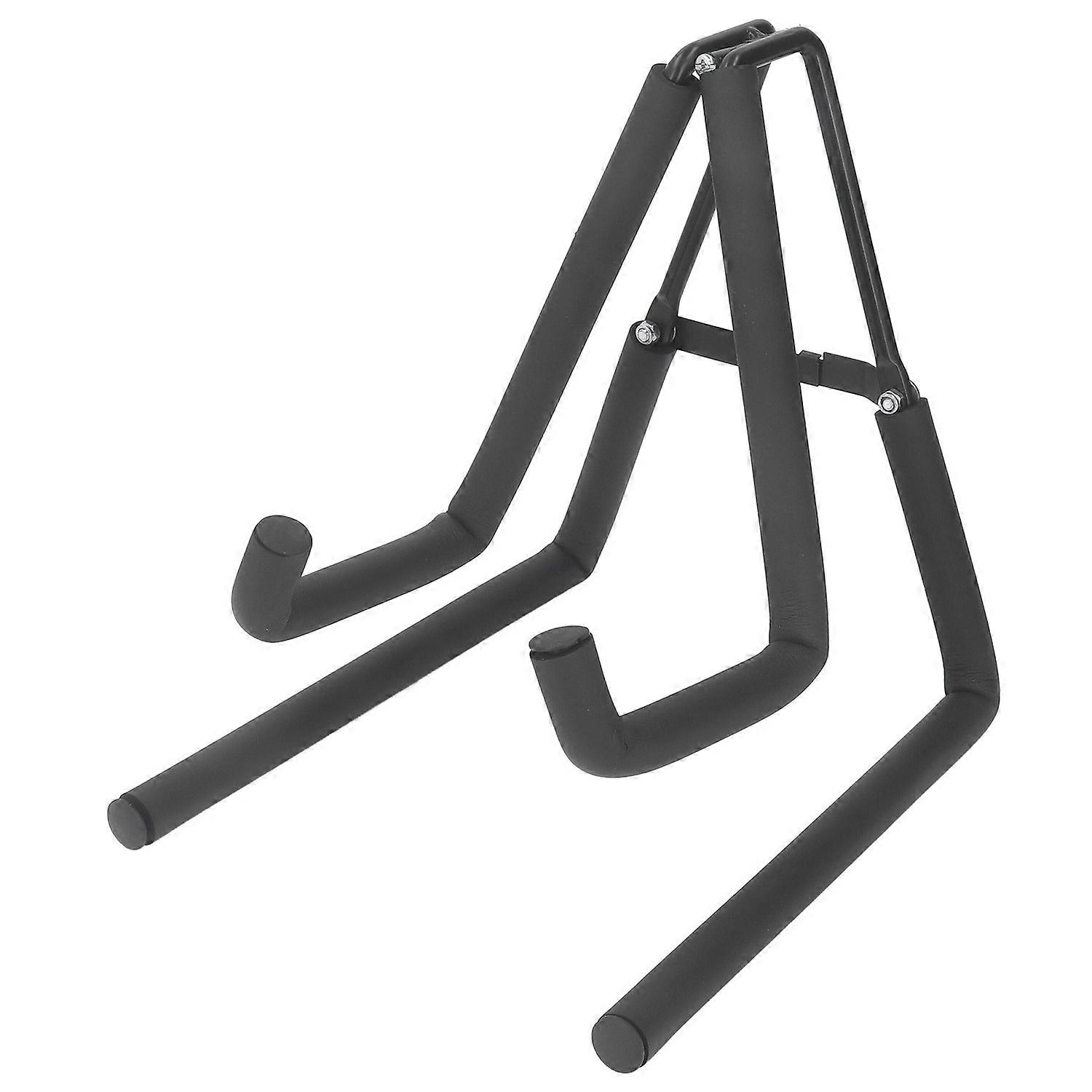 Folding Ukulele Stand with Non Slip Sponge Pad Floor Musical Instrument Display Support Rack for Ban