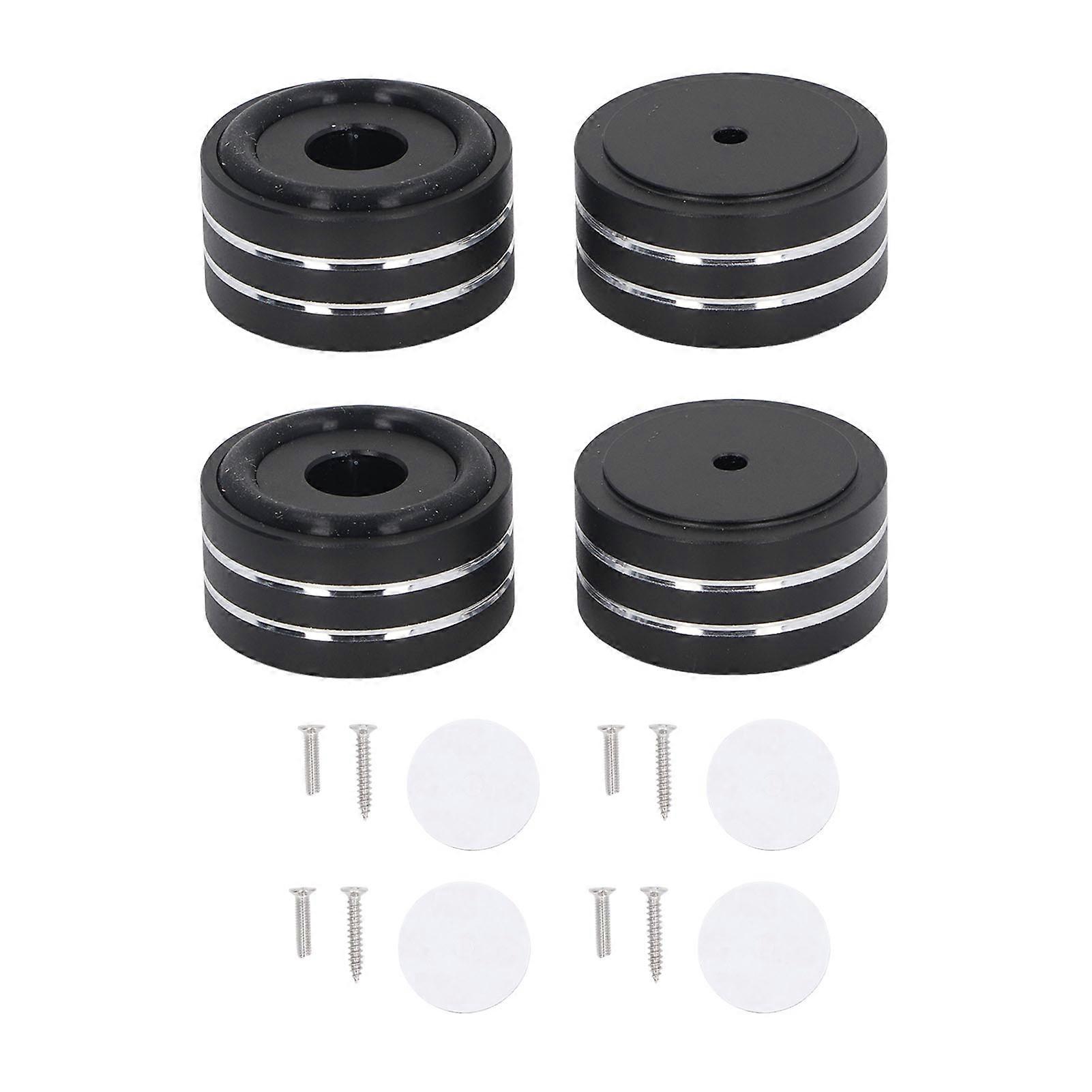 4pcs Aluminium Alloy Speaker Isolation Feet, Anti-Slip, Vibration Dampening for o
