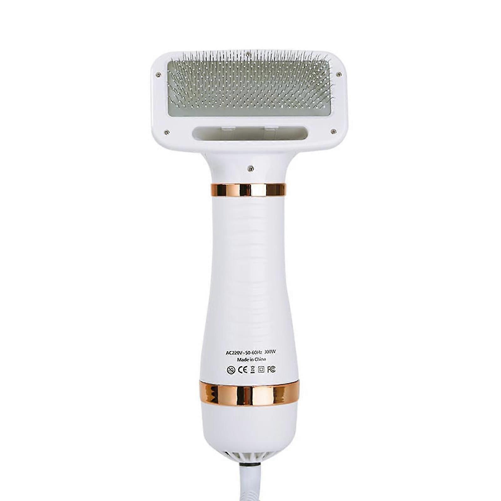 2 σε 1 πιστολάκι μαλλιών Pet Blower Slicker Brush Portable Grooming Warm 3 Modes Νέο