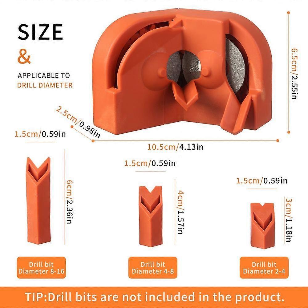Shibingsheng Universal Drill Bit Sharpener High Hardness Manual Twists drill Grinding Sharpener For High Speed Steel Drill Bit