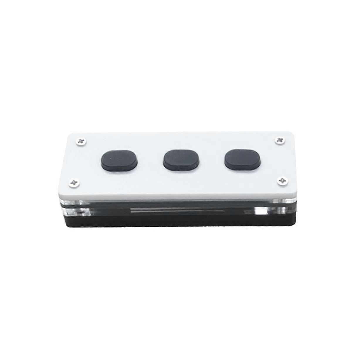 Silicone Silent Bluetooth Wireless Recording Keypad Silent Mini Custom One Click Shortcut Key Small A: Without Receiver