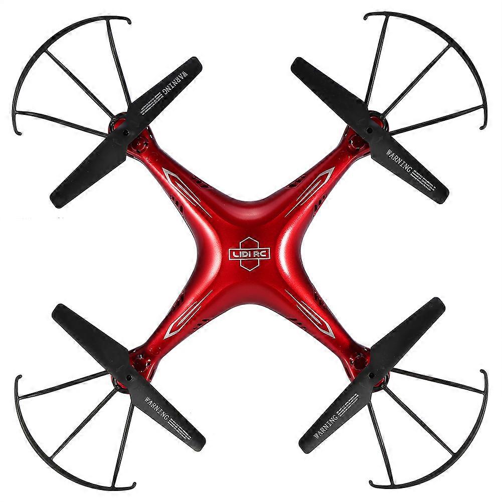 2.4GHz Remote Control Drone Altitude Hold One Key Return RC Quadcopter(Red without Camera)