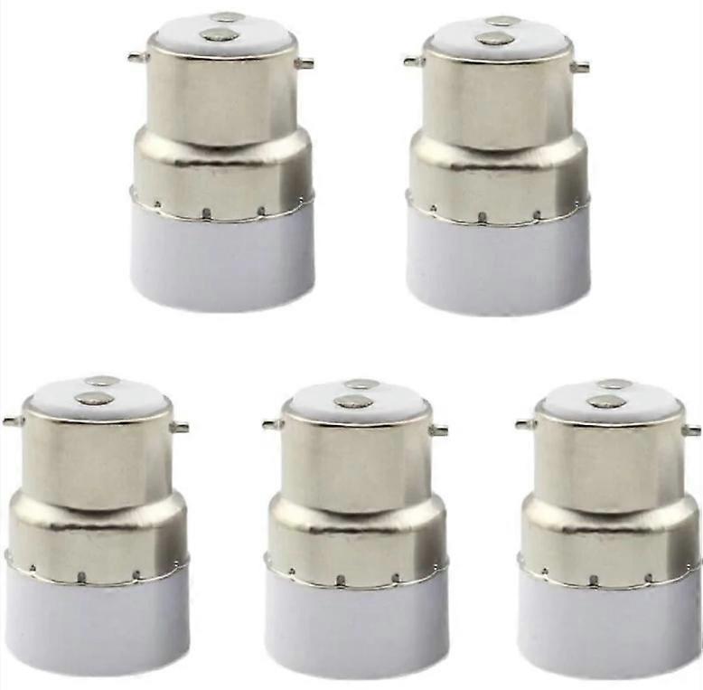 Pack B22 to E14 Light Bulb Socket Converter B22 Socket Base Change to Standard E14 Adapter Lamp Holder