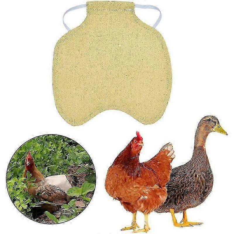 Webbing Single Chicken Apron/Saddle Vest Duck Wing Protection Standard Chicken Apron Chicken 5 Pieces - Khaki