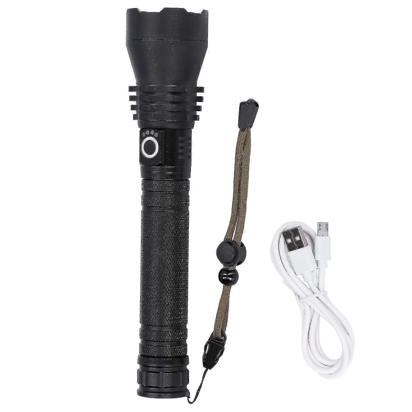 P50 Flashlight Ip65 Waterproof 5000lm Super Bright Handheld Flashlight For Hiking Camping Emergency
