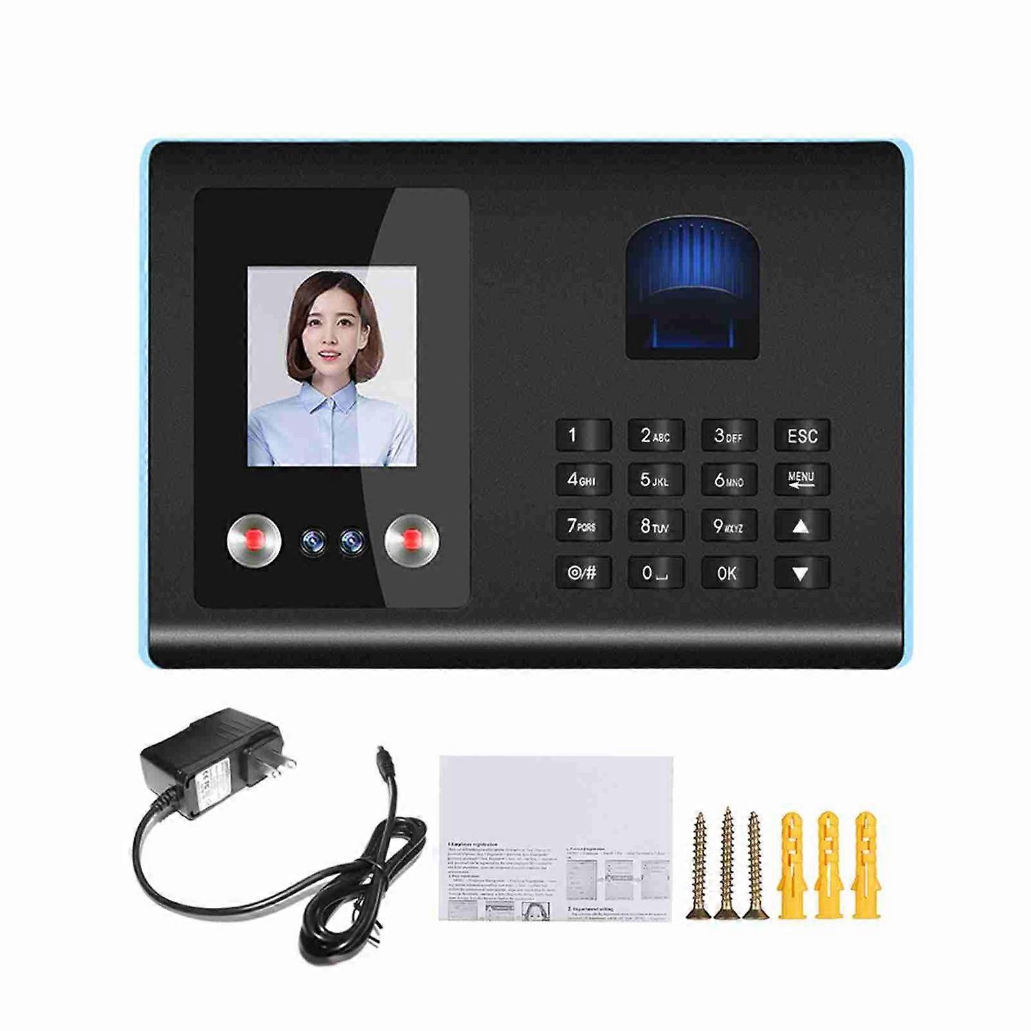 Intelligent Attendance Machine Face Fingerprint Password Checking-in Recorder for Employees Voice Pr