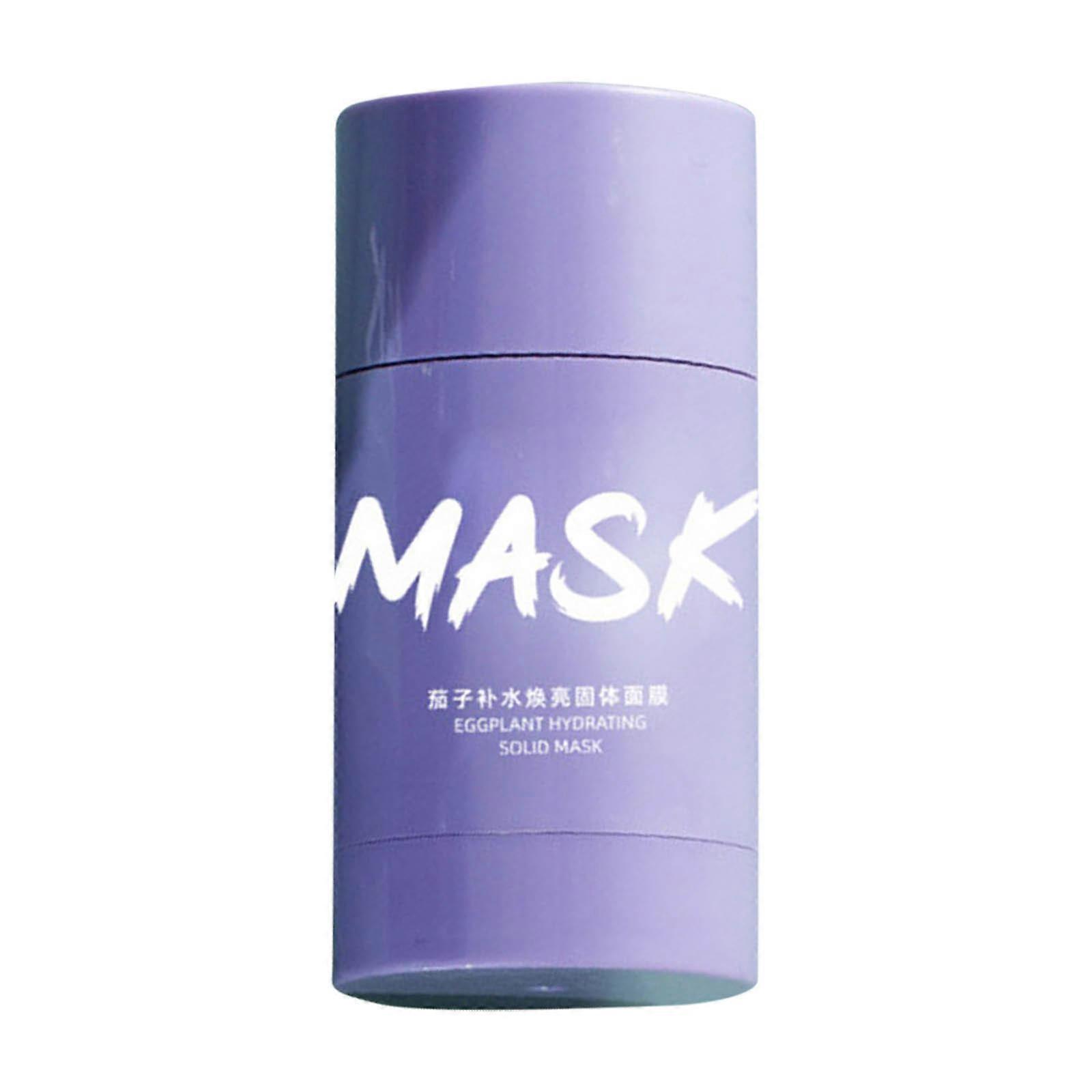 Eggplant Facial Mask Without Pores, Cleaning, Facial Mask With Blackheads, Removing Facial Mask, Green Tea Extract, Pore Cleaning, Moisturizing And