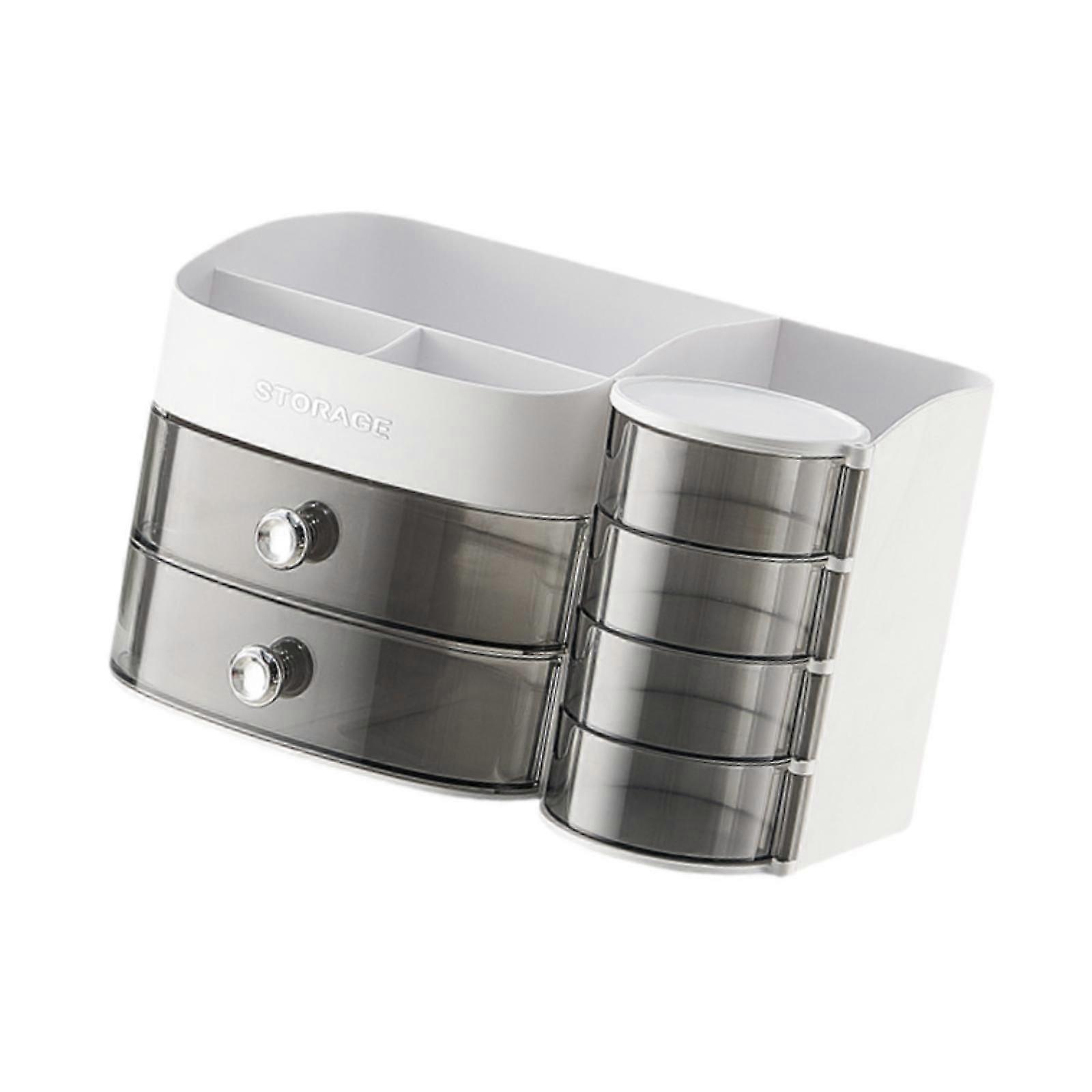 ماكياج منظم الغبار عرض الجدول موقف لخزانة رف الكتب غرفة نوم أبيض