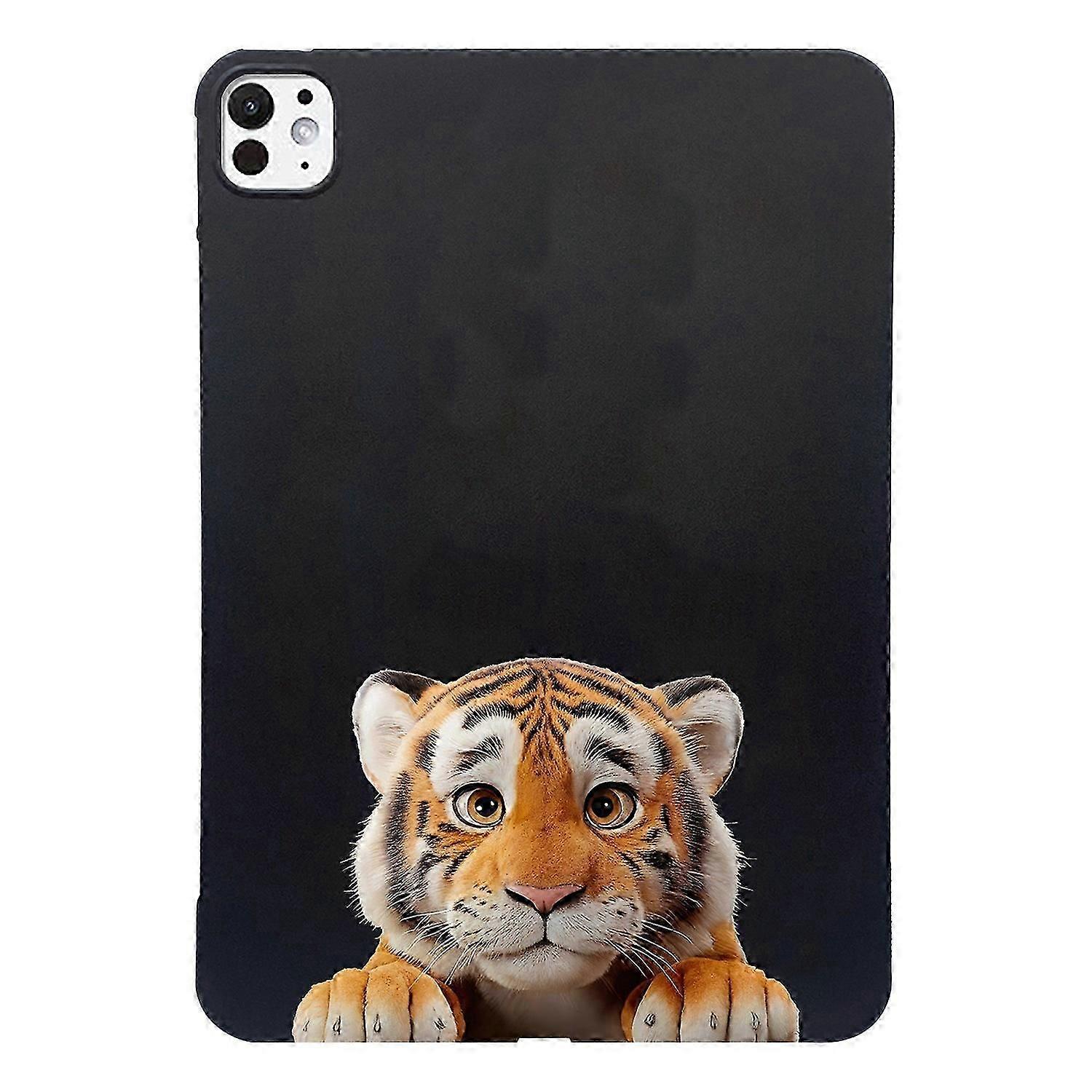 For Ipad Pro 13 (2024) Case Pattern Printing Slim Tpu Tablet Protective Cover - Corgi