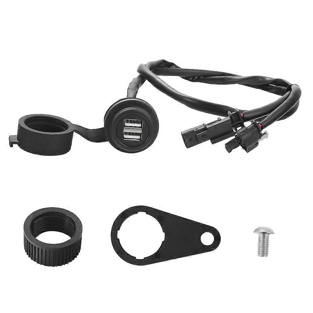 Υποδοχή φόρτισης USB μοτοσικλετών Διπλές θύρες 5V/2A Μαύρο R1200GS