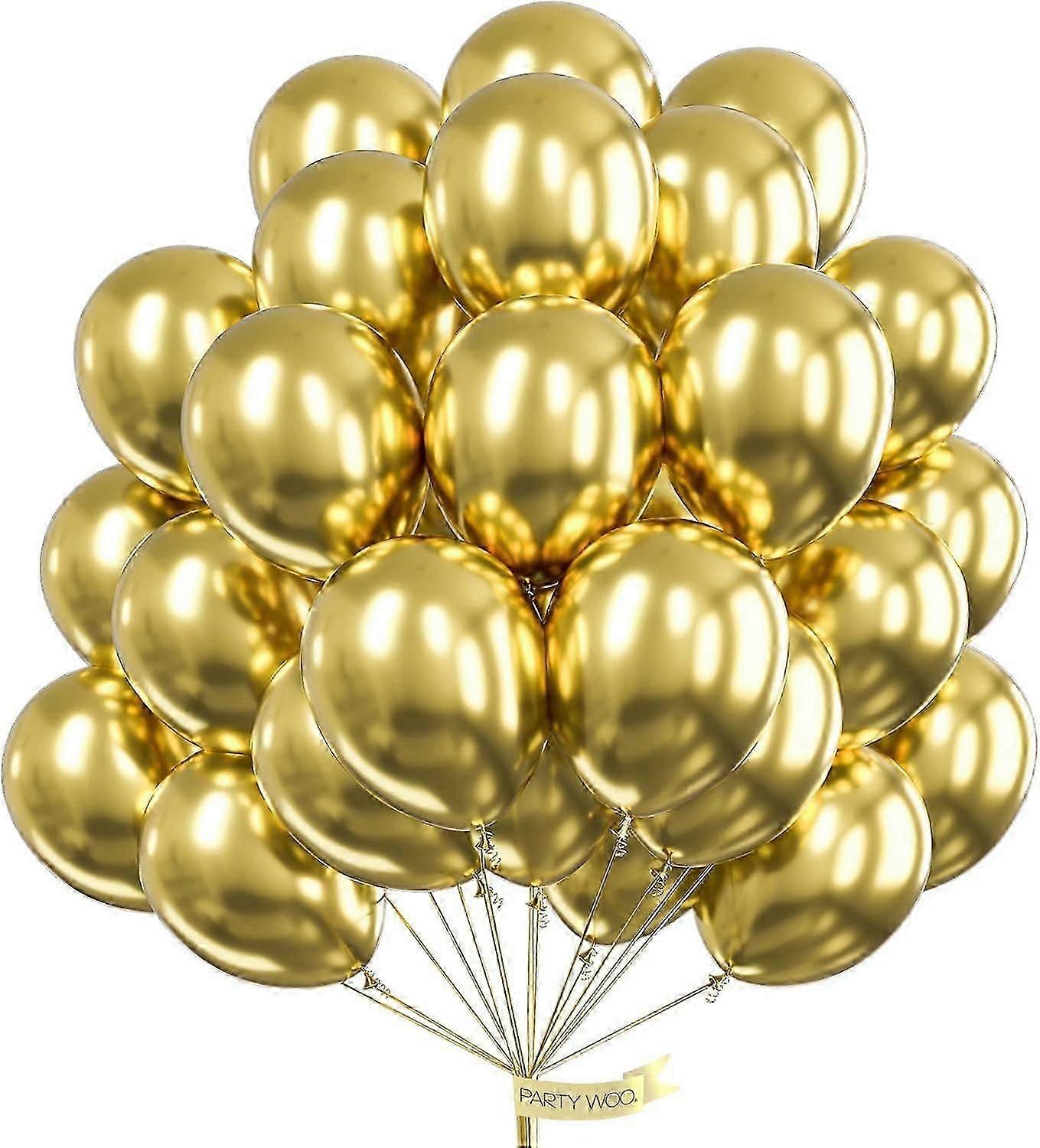 25 pcs Metallic Gold Balloons - Party Decorations