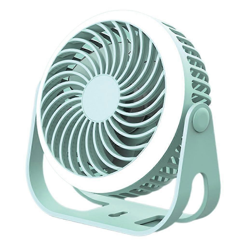 Usb Fan Hanging Fan With Led Lantern 2000mah Battery 3 Speed Personal Desk Fan
