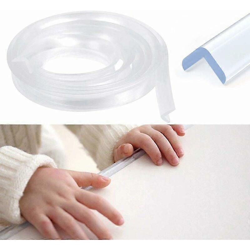 Childproof Corner Guards, Transparent Edge Protector Strip with Pre-Adhesive for Safe Home Environments, Non-Toxic Shock-Absorbing Furniture Bumpers