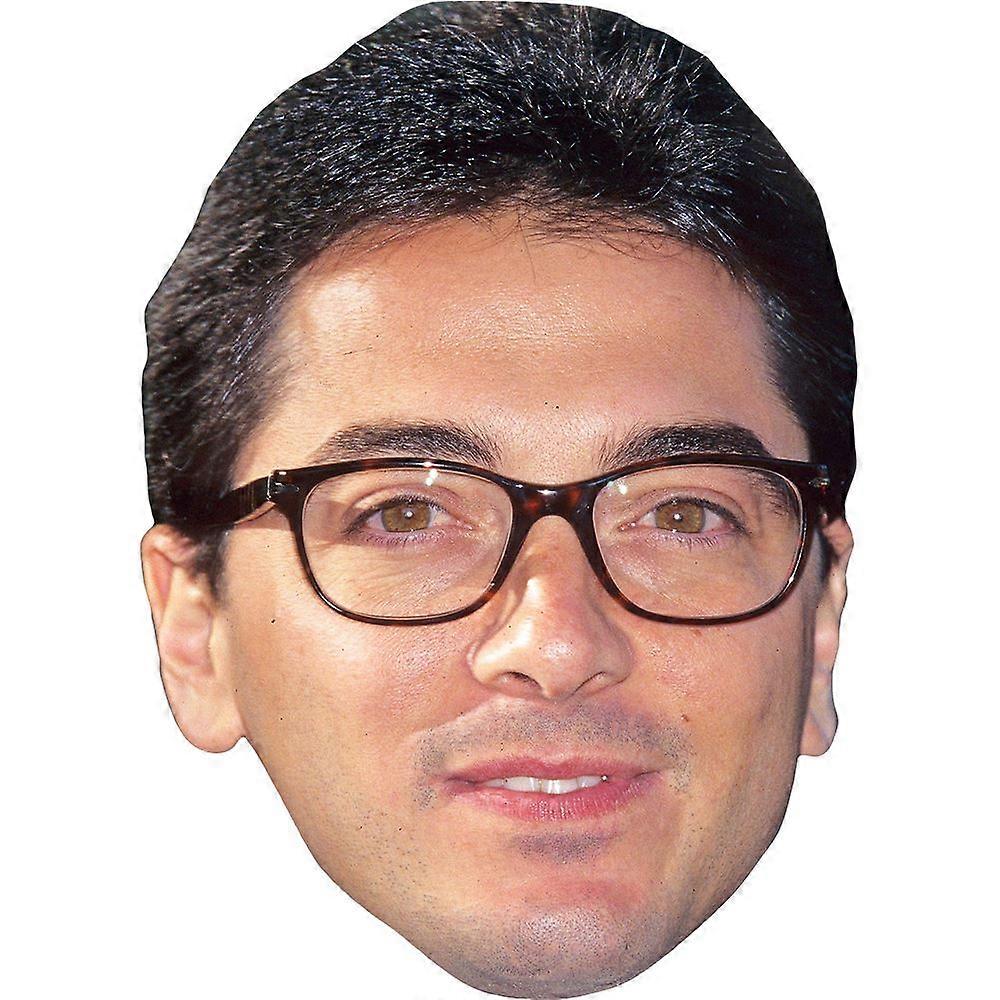 Scott Baio (Glasses) Celebrity Mask, Flat Card Face