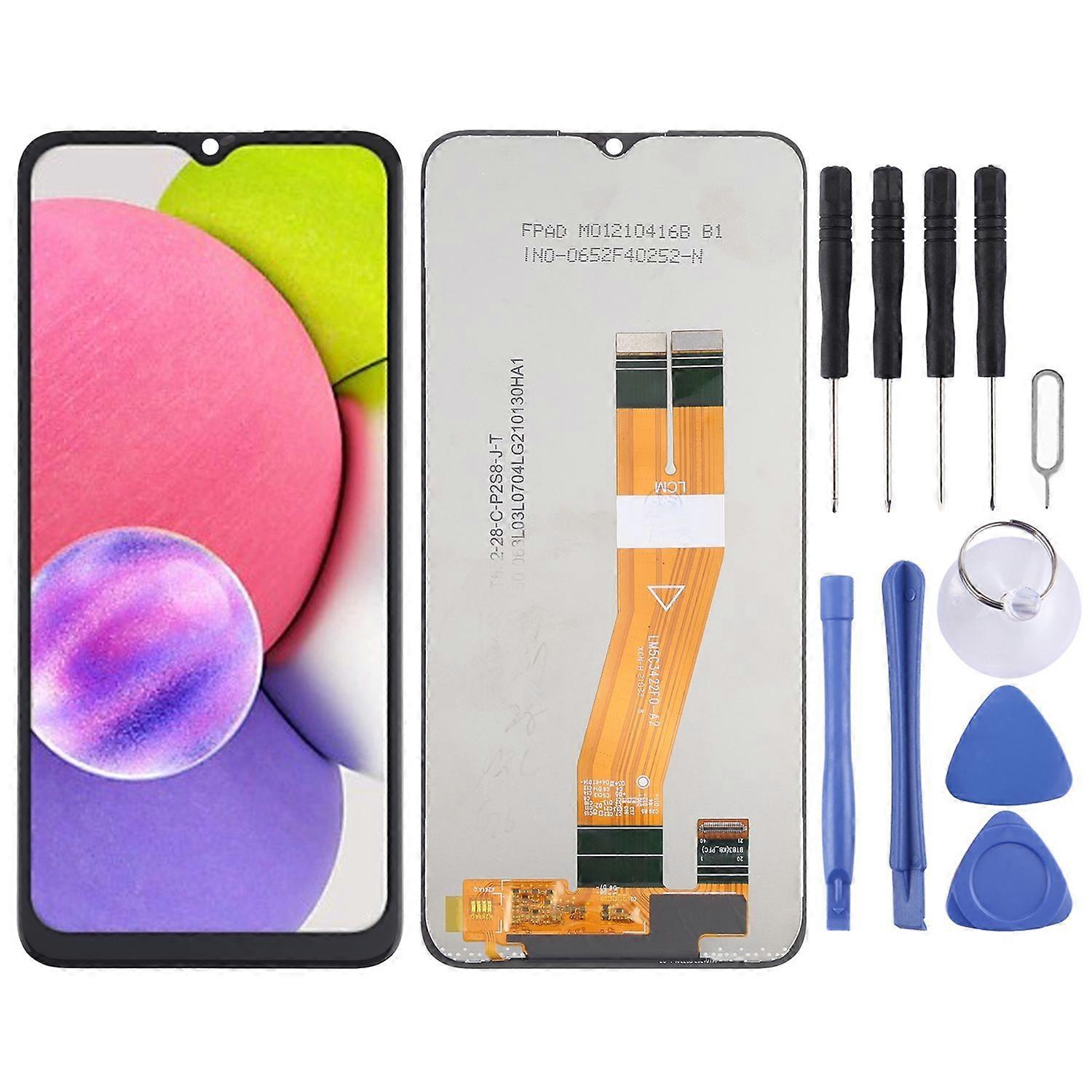 For Samsung Galaxy A03S SM-A037 Display Full LCD Without Frame Unit Touch Repair Black