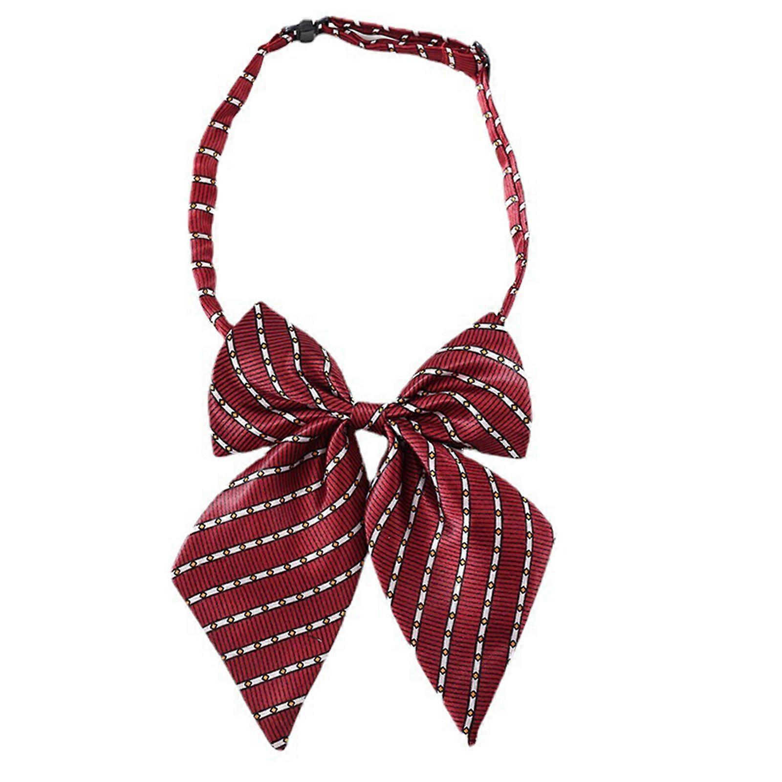 어린이 빈티지 스트라이프 장식 넥타이 유치원 어린이 남녀 나비넥타이 학생 교복 넥타이 크라바트