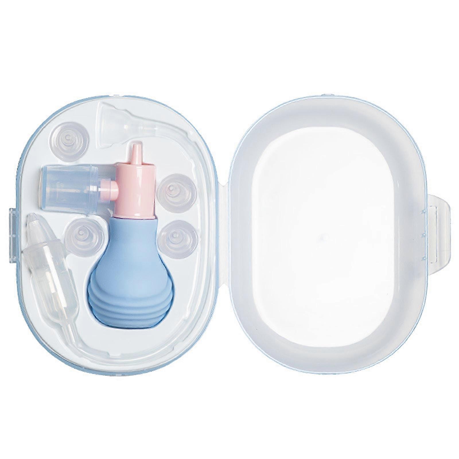 Infant And Toddler Nasal Aspirator Booger Remover with Gentle Silicone Tip Easy to Disassemble And Clean for Daily Care