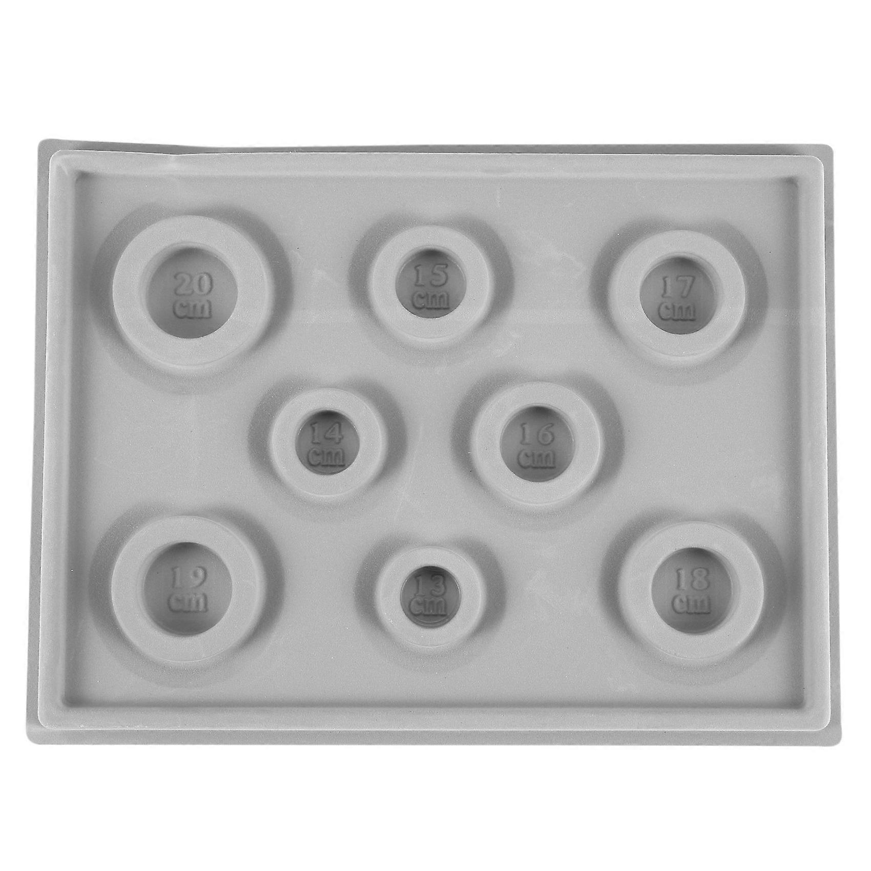 Flocked Beading Bead Board Bracelet Design Tray DIY Craft Tool gray