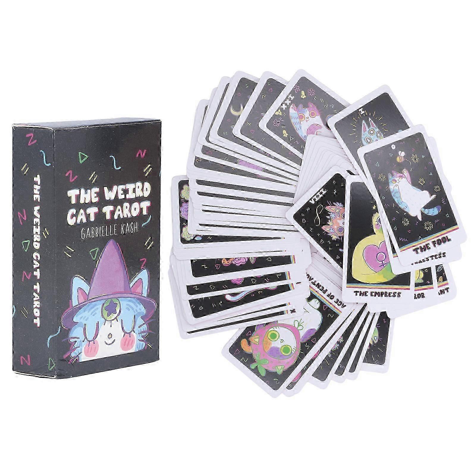 The Weird Cat Tarot Divination Fate Forecasting Entertainment Card Table Game