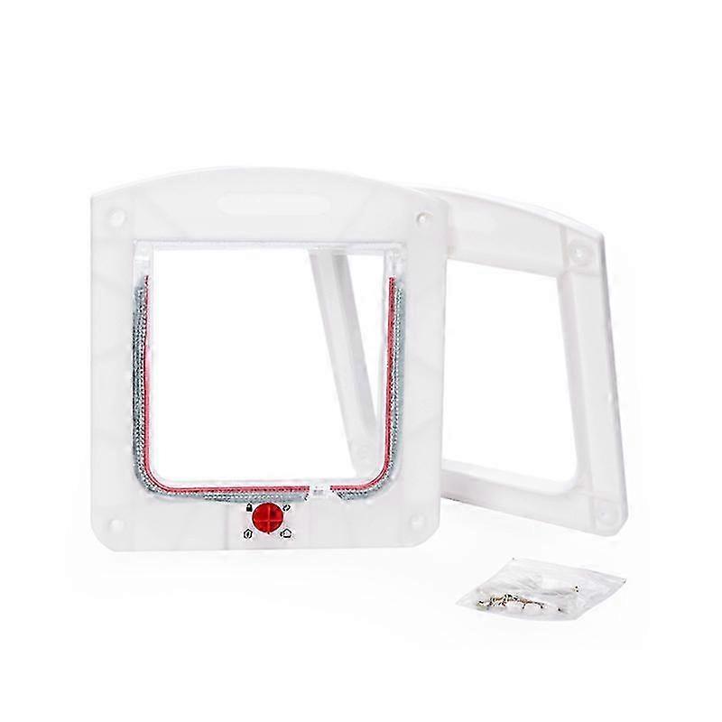 デラックスマグネティック4ウェイロックキャットフラップセレクティブエントリーホワイト