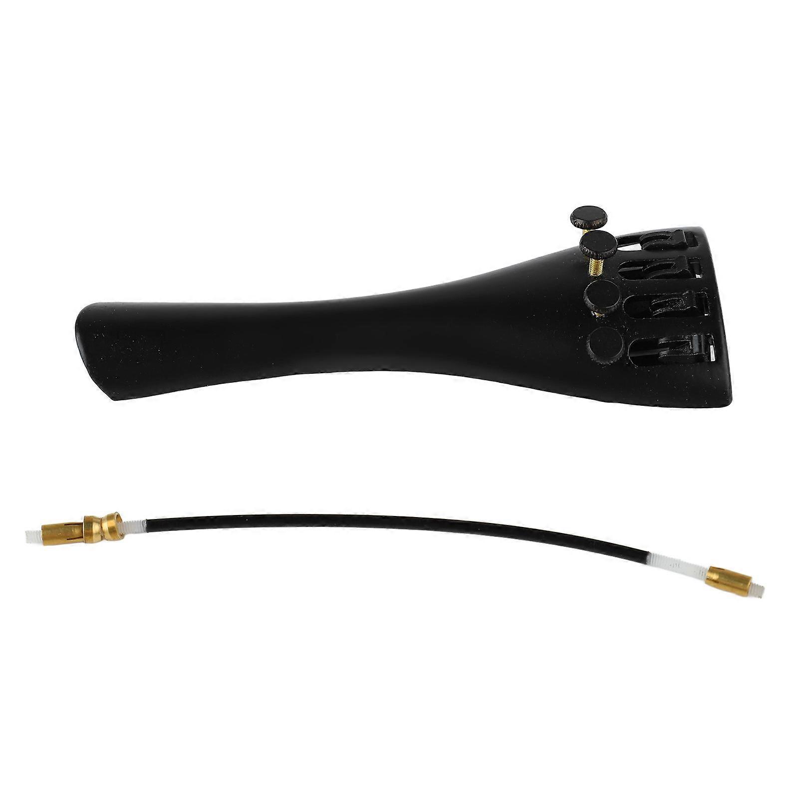 Βιολί Tailpiece 4 Fine Tuners Κράμα αλουμινίου Fiddle Tailgut 3/4 4/4 Μέρη Αξεσουάρ