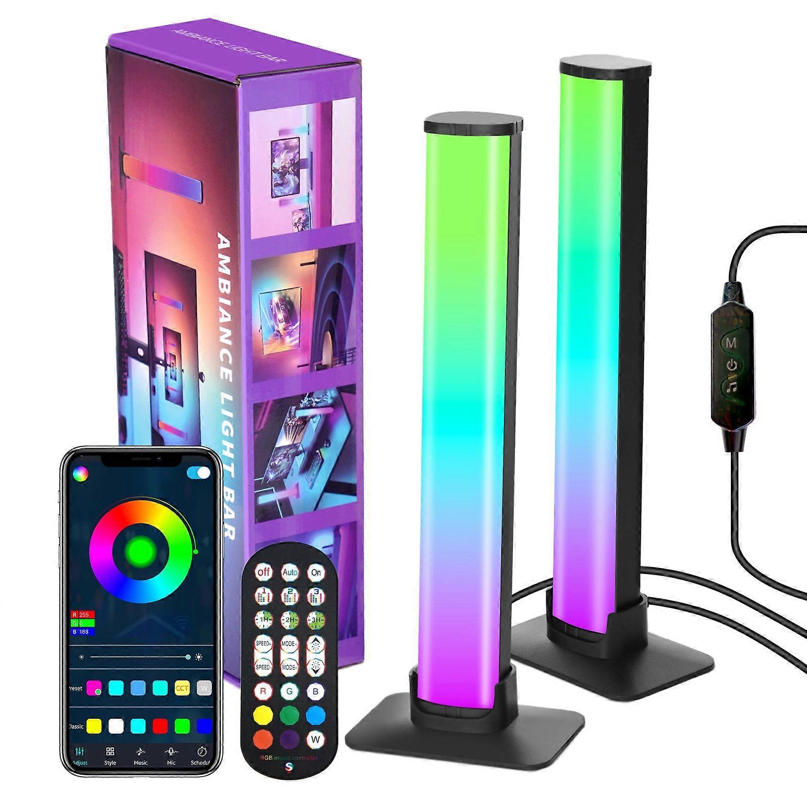 Colorful desktop atmosphere light intelligent remote control computer music rhythm e-sports game TV pickup light
