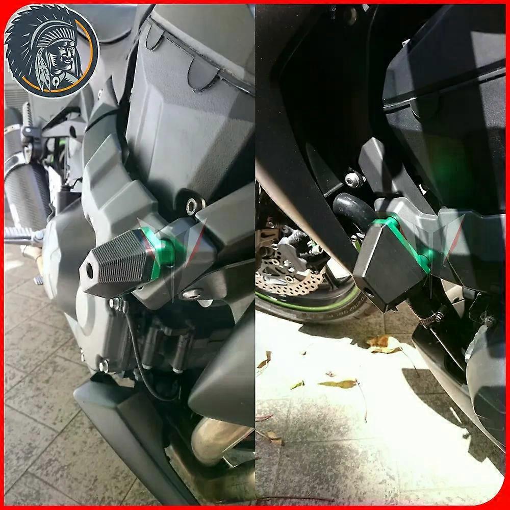 Motorcycle Accessories CNC Frame Sliders Crash Protector Fit Gray compatible for KA-WA-SAKI Z750 04-14 Z800 13-16 Z1000 07-09