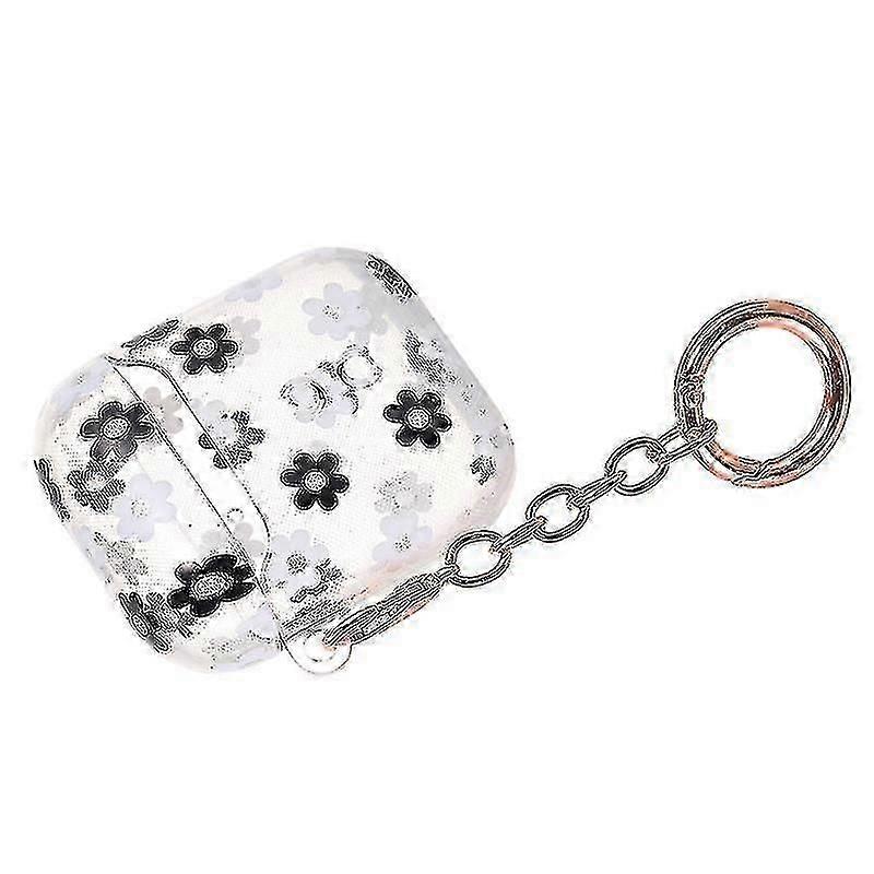 5.6X4.7x2.4cm Black White Speaker Bags, Covers & Cases Wireless Earbud Shell Compatible With Airpod
