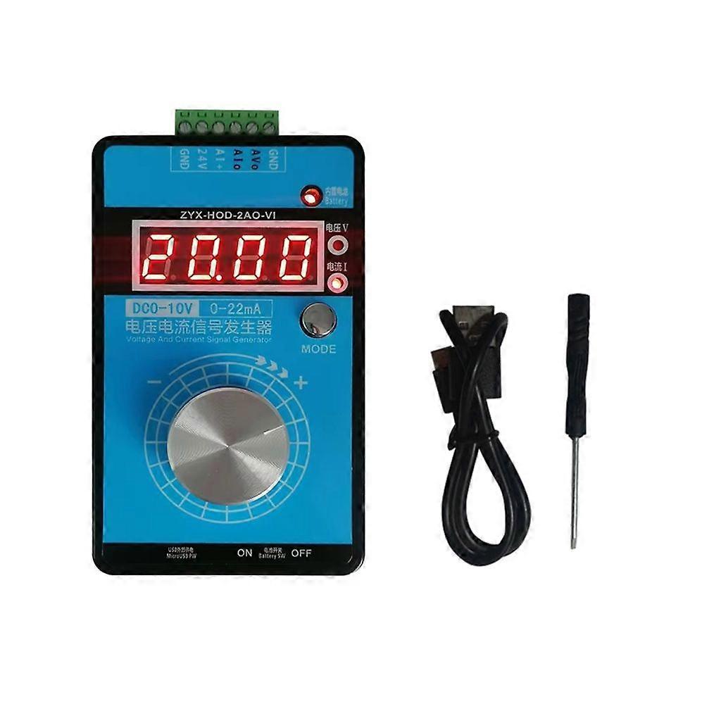 Current Voltage Signal Generator with Adjustable Output for Process Calibration