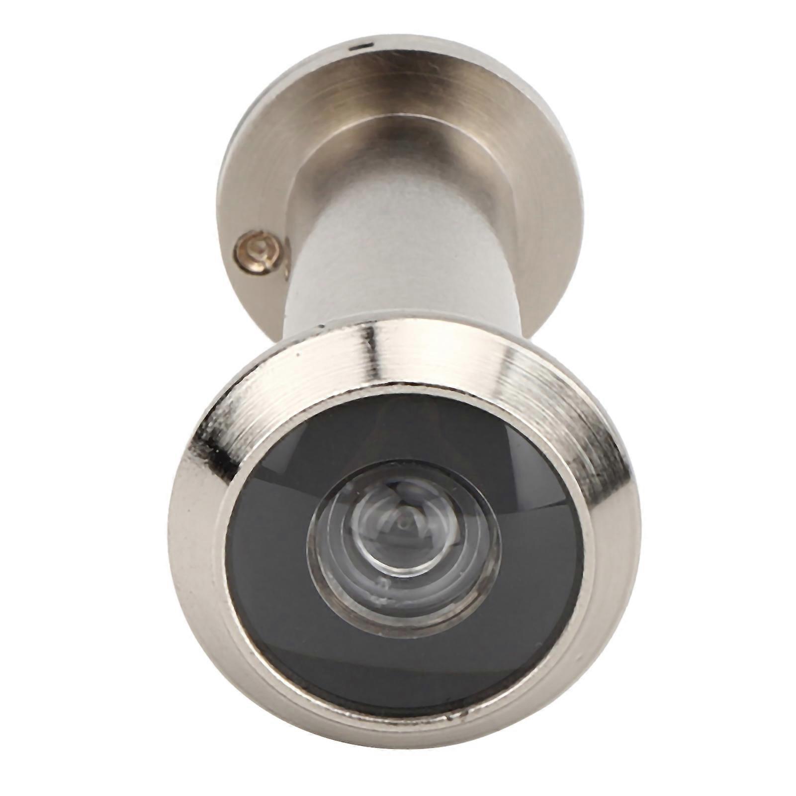 Anti Theft 220 Degree Viewing Angle Safety Door Viewer with Back Cover for Home Use(Brushed Color )