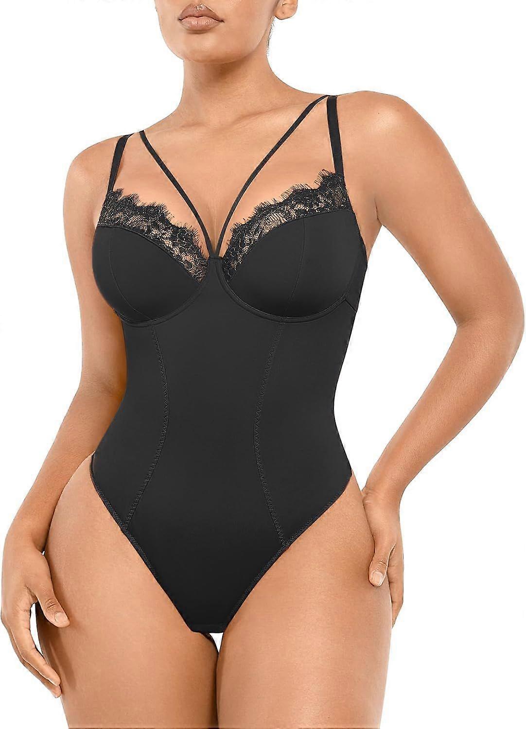 2025 Latest Model Women's Shapewear Bodysuit Tummy Control Body Shaper Lace