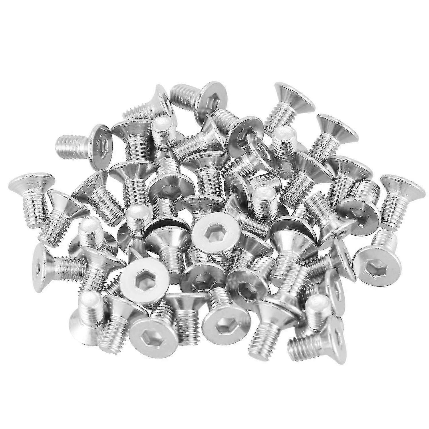X 6mm Hex Socket Countersunk Flat Head Screw 50pcs